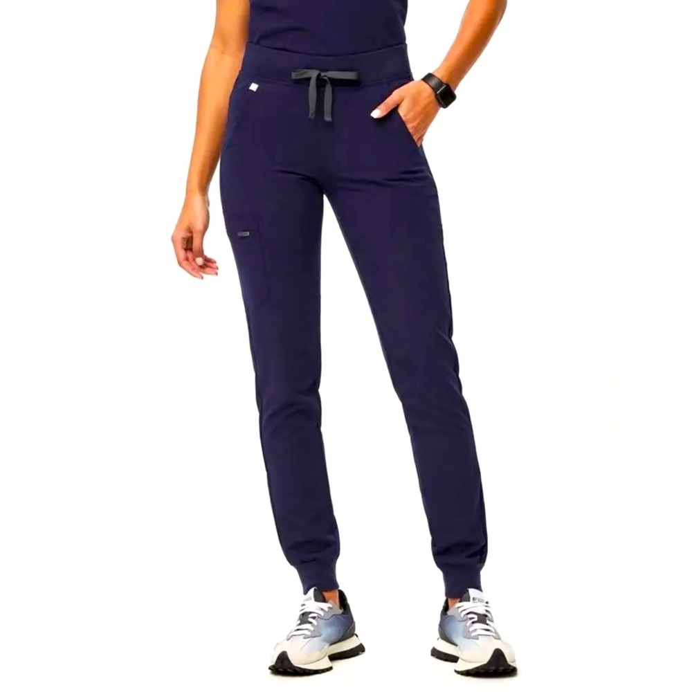 Figs Women's Midnight Navy Drawstring Jogger Pants